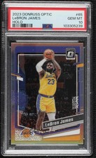 2023-24 Panini Donruss Optic Holo Prizm LeBron James #65 PSA 10 GEM MT 0nr3