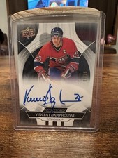Upper Deck Engrained Icons Autograph /15 Vincent Damphousse Canadiens