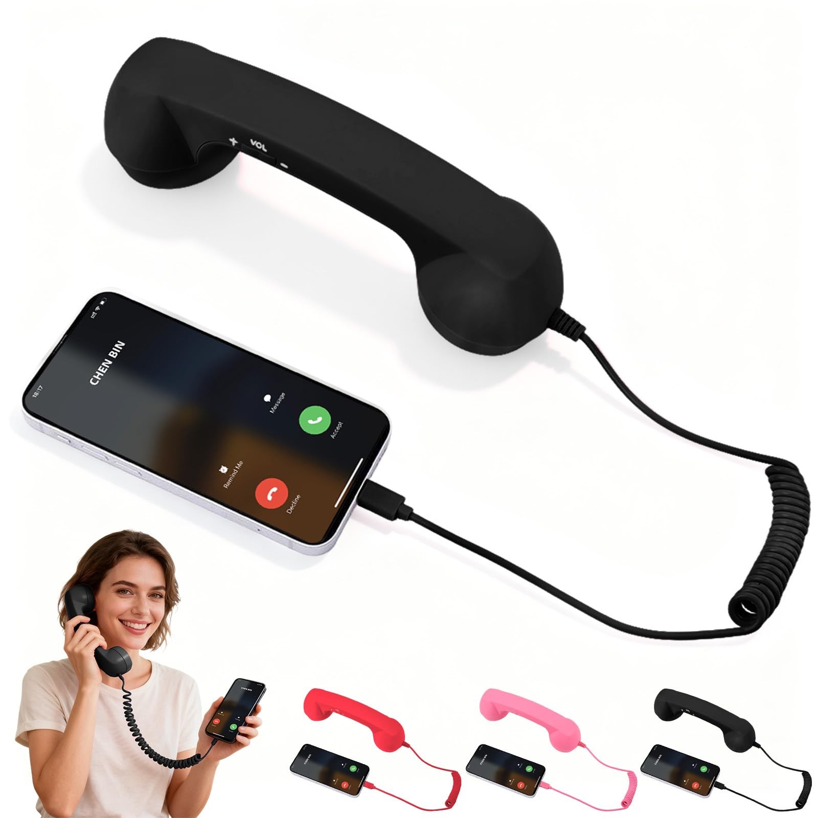 Retro Telephone Handset Mobile Phone Telephone Handset for S
