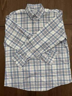 Men s Brooks Brothers Regent Button Up Dress Shirt - Size Large
