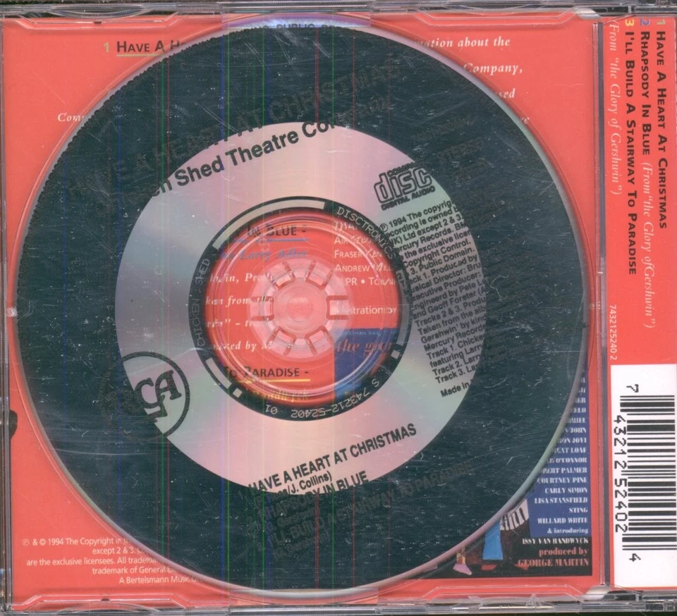 Chicken Shed Theatre Company and Larry Adler Have A Heart At Christmas CD UK Rca - Bild 2 von 2