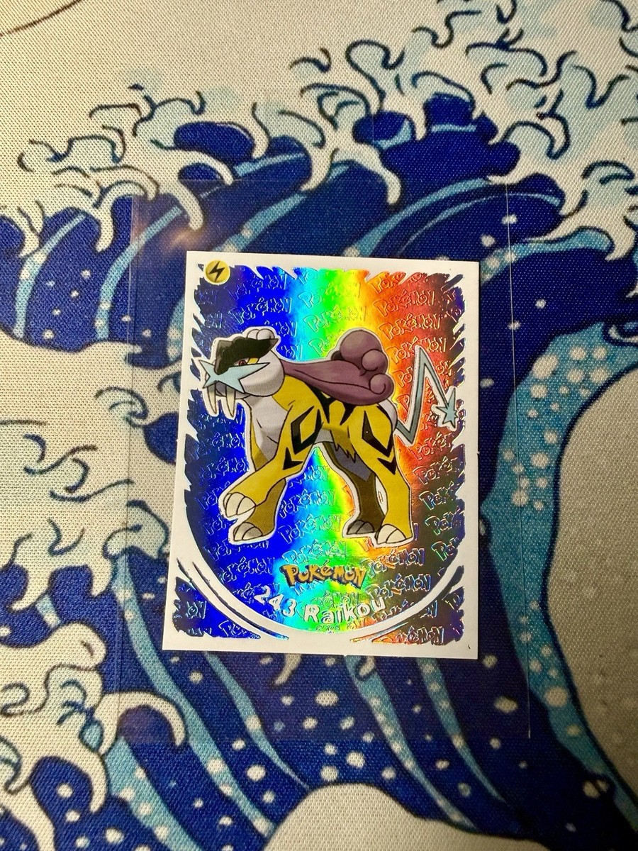 Pokémon 2022 Prisma Vol 2 Metal Rainbow Holo Raikou Stamped