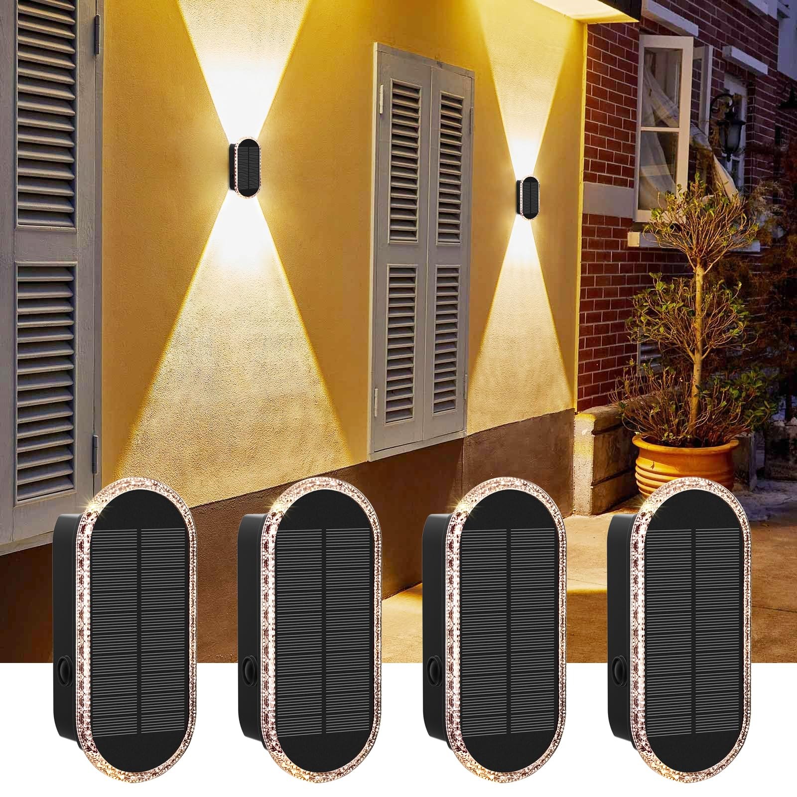 Applique Solari LED Esterno Design Moderno Sopra e Sotto 3 Colori