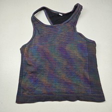 Lululemon Women Sports Bra 4 Black Align Tank Racerback Pullover