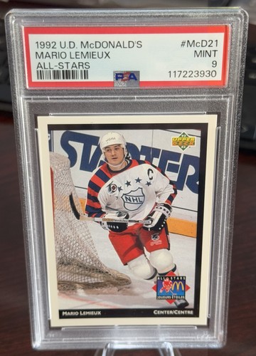 Mario Lemieux #McD-21 1992 Upper Deck McDonald's All Stars card