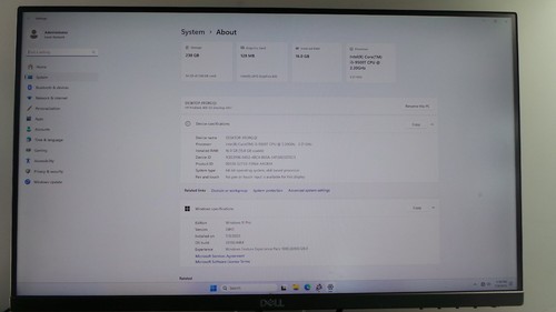 HP PRODESK 400 G5 i5-9500T 2.20 GHz 16GB DDR 4 256 GB NVMe Wind 11 Pro - Afbeelding 3 van 11