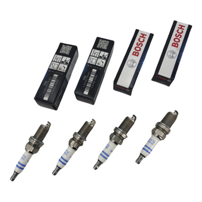 4× Bosch OEM Double Platinum Spark Plugs 06H905601A Set FR5KPP332S for VW AUDI