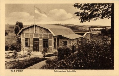 Ak Polczyn Zdrój Bad Polzin Pommern, Schützenhaus Lohmühle - 11355761
