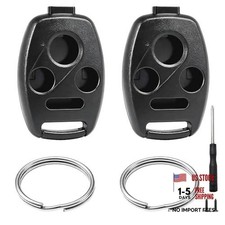 Key Fob Shell Case 4 Button Fits for Honda Accord 2003-2012 / Civic EX 2006