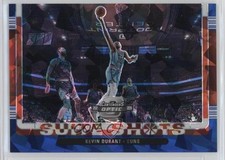2022 Contenders Optic Suite Shots Blue Cracked Ice Prizm 6/75 Kevin Durant 4f5
