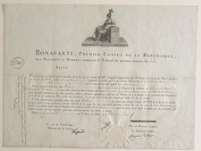 Napoleon Signed Document Before Becoming Empe...