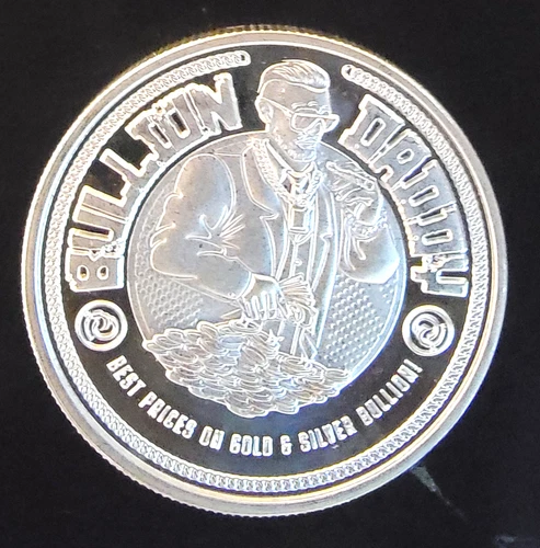 Bullion Daddy Local Coin Co US Eagle Rare Vtg Flag-0.999 Silver 1 Oz Art Coin