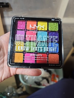 NYX Professional Makeup Ultimate I Know That's Bright Color Palette Eye & Face 