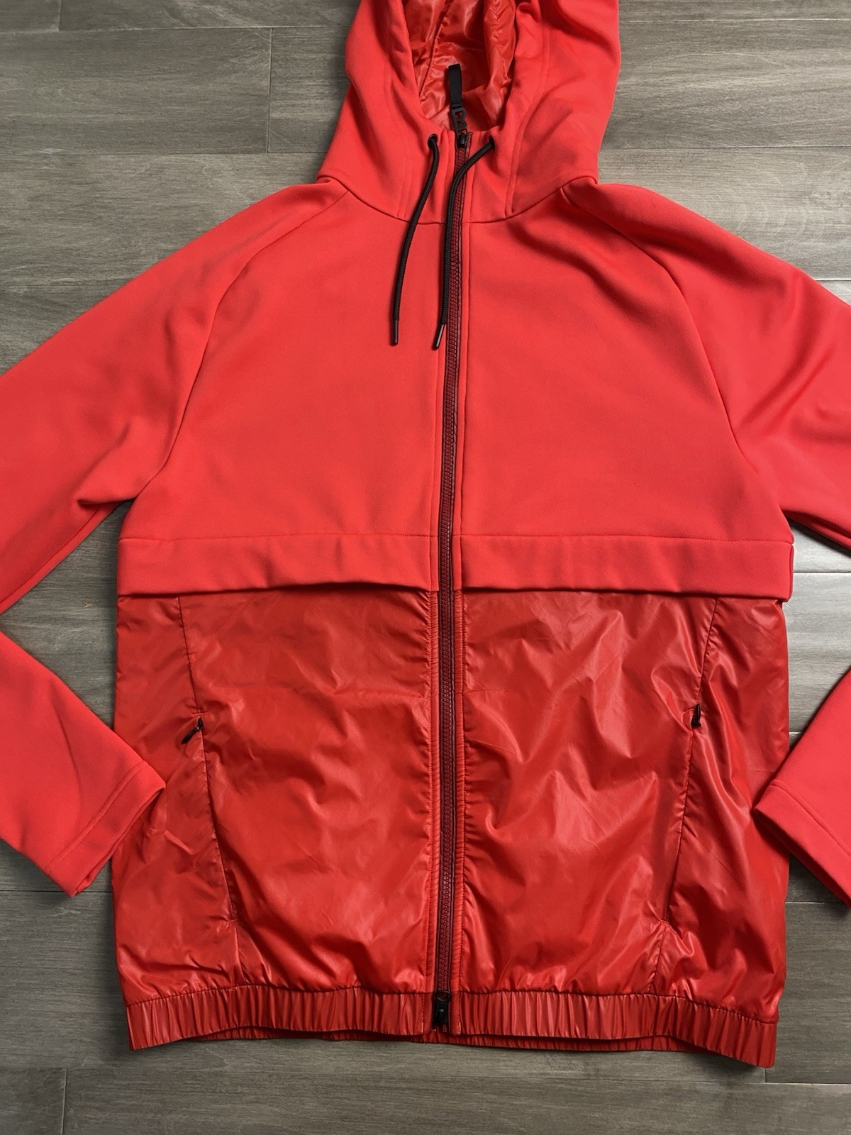 Bogner Fire+Ice Men's Size L Red Softshell Hooded Windbreaker Jacket