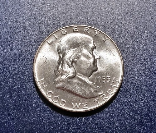 Choice BU 1953-D FBL Franklin Half Dollar