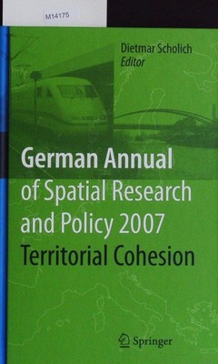 Territorial Cohesion. Dietmar, Scholich: