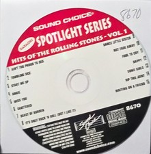 SC8670 ROLLING STONES  SOUND CHOICE KARAOKE CDG LOT LONG DRIVE