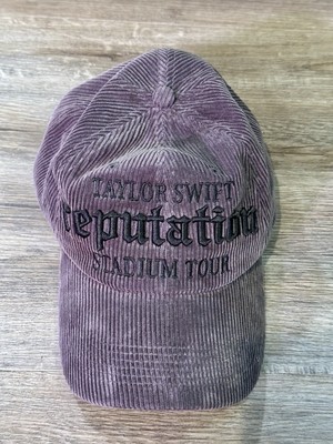 Official Taylor Swift Reputation Stadium Tour Grey Corduroy Hat Baseball Cap