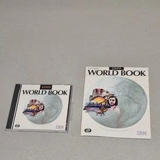 1999 World Book Multimedia Encyclopedia CD-ROM + User Guide IBM