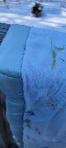 Vintage Handmade Quilt Child/Baby Crib-Farmhouse Granny-41 x 32" - Imagen 5 de 10