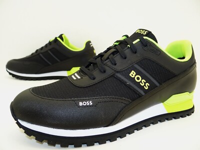 Boss Parkour Runn Sneaker Sportschuhe Laufschuhe Herren Schuhe  Schwarz