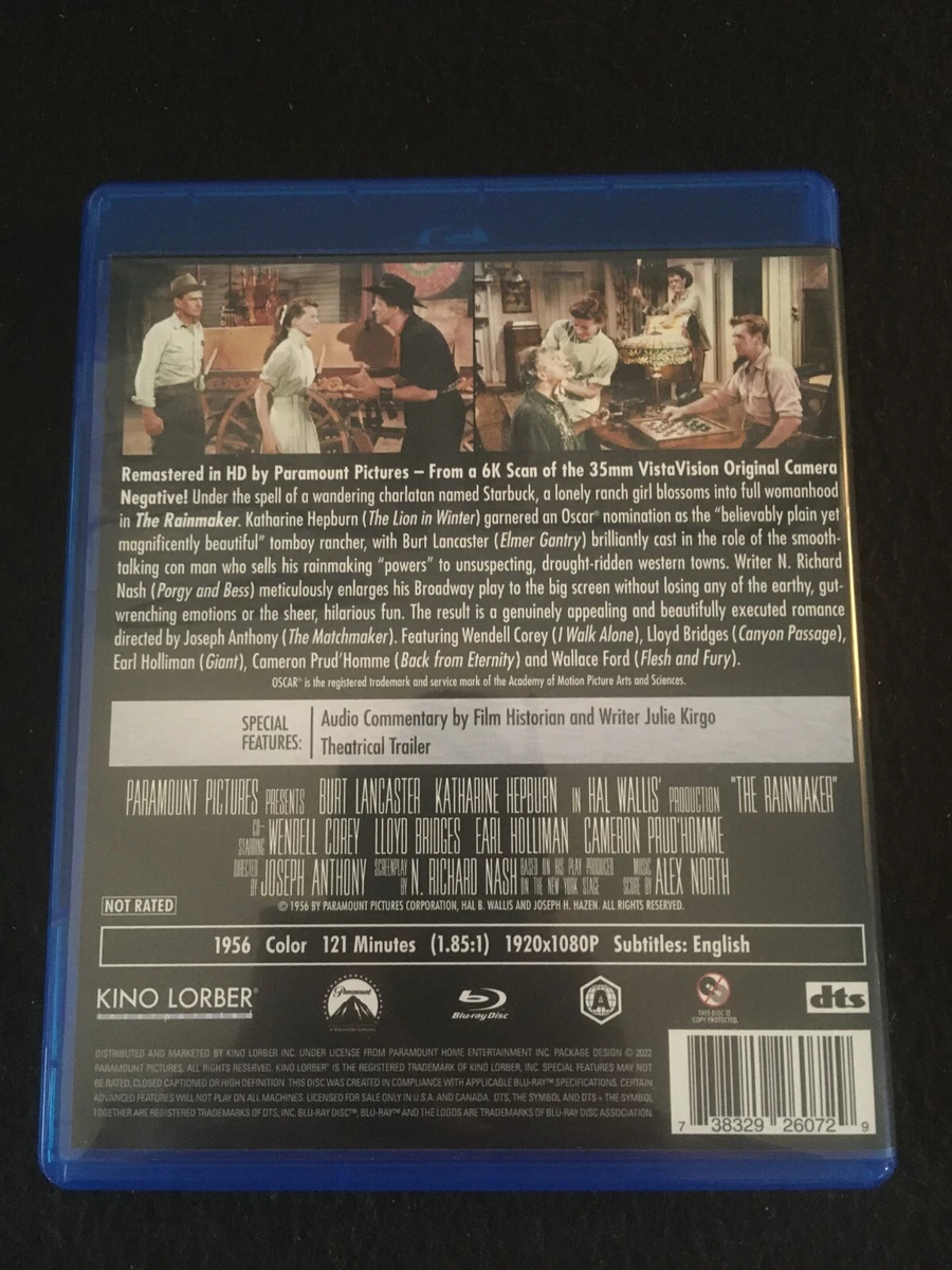 THE RAINMAKER(1956) Blu-ray, 2022 738329260729 | eBay