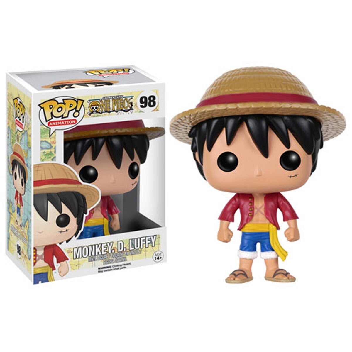 Buy Funko Pop! Animation #98 One Piece Monkey D. Luffy Vinyl