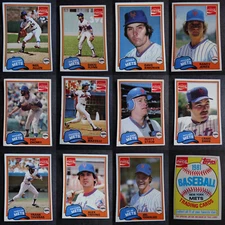 1981 Topps Coca-Cola New York Mets Baseball Cards Complete Your Set U Pick 1-11
