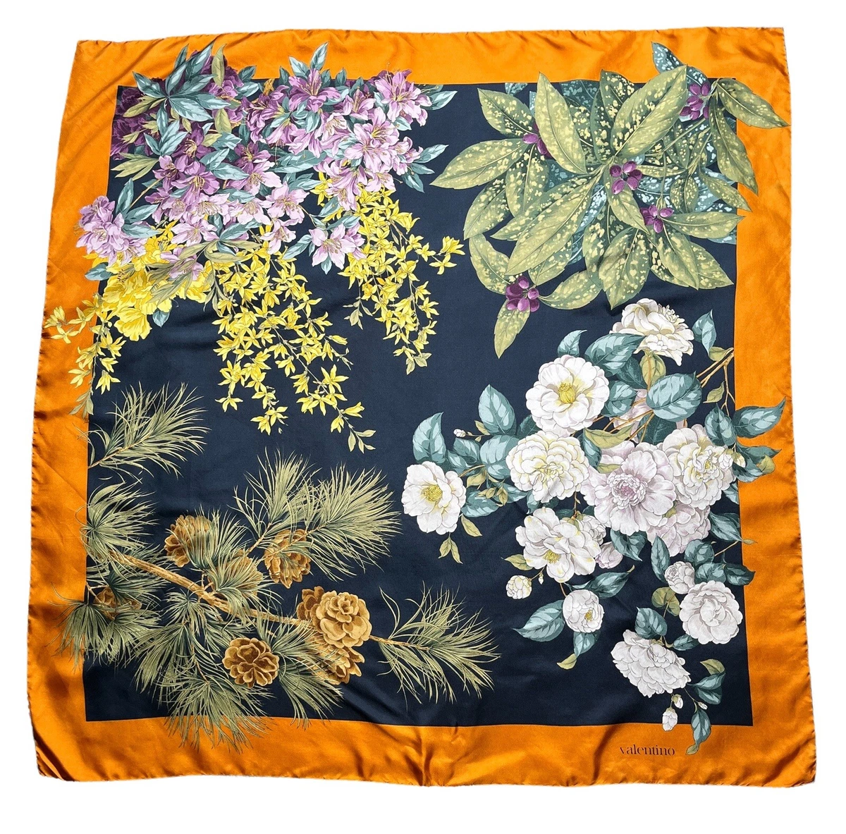 Vintage valentino top silk scarf