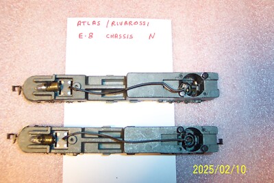 2- ATLAS/RIVAROSSI EMD- E-8 DIESEL, CHASSIS, 2 ( LESS MOTOR ), LIGHTLY USED, N