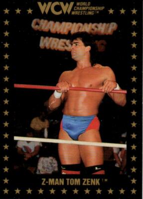 Tom Zenk Z Man WCW Pro Wrestling Trading Card 1990 WWF NWA