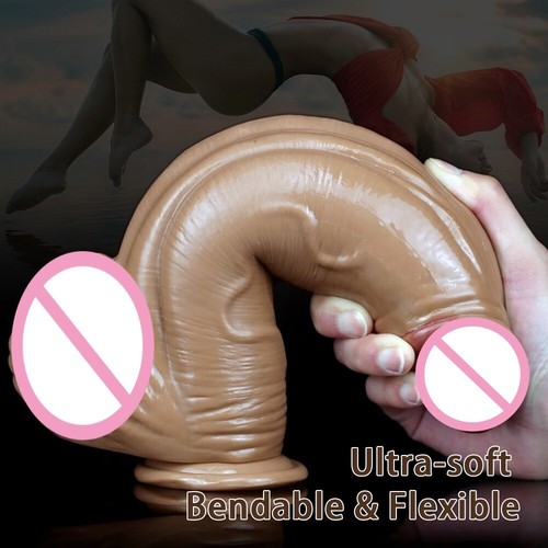 Huge Anal Plug Waterproof Silicone Sex Toys Masturbator Butt Dildo Men Women - Picture 2 of 30