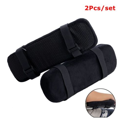 2Pcs Memory Foam Office Elbow Arm Rest Cushion Chair Armrest Pads Support Pillow - Afbeelding 1 van 11