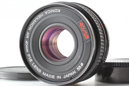 Konica Hexanon AR 40mm F/1.8 Pancake Manuel MF Prime Lens [N MINT+++] from JAPAN