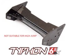 CARBON FIBER ADJUSTABLE WING SET ARA480018 FOR ARRMA 1/8 TYPHON 6S BLX 4X4 BUGGY