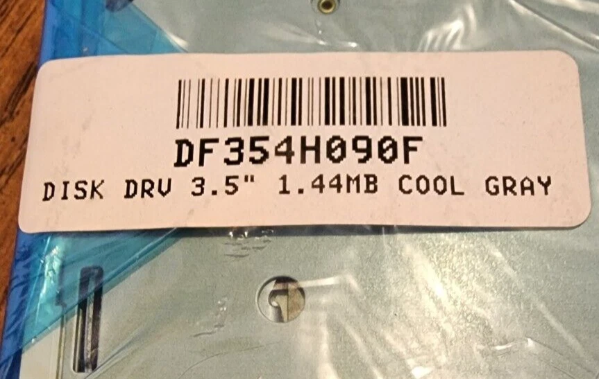 Cool GRAY 3.5" Floppy Disk Drive Internal (1.44 MB) NOS ALPS Electric DF354H NEW - Image 2 of 3