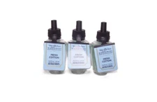 Bath and Body Works White Barn Fresh Cotton Wallflower Home Fragrance  Bulb x3