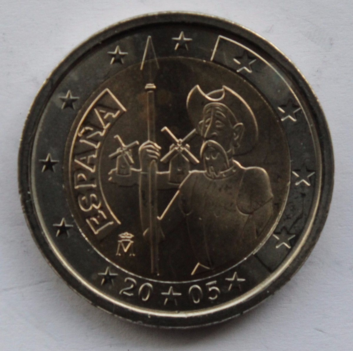 SPAIN - 2 € commemorative euro coin 2005 - Don Quijote de la