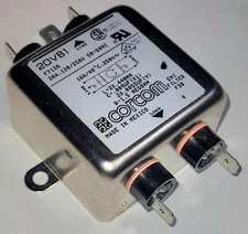 TYCO, Corcom, EMI Line Filter, 20VB1, F7130, 20A, 120V, 250V, NEW, USA STOCK
