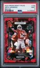 2024 Panini Prizm Draft Picks Arch Manning Rated Prospect Red Ice Prizm PSA 9