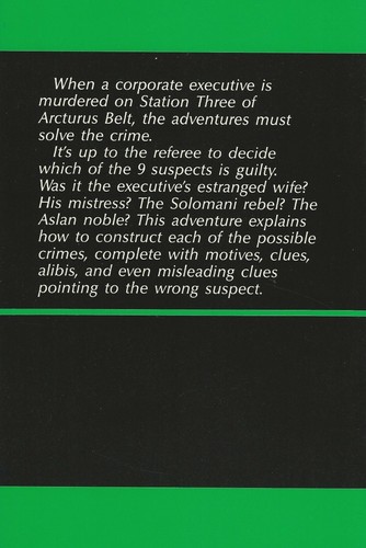 Traveller - Adventure 11 Mord auf Arcturus Station GDW FS - Bild 5 von 5