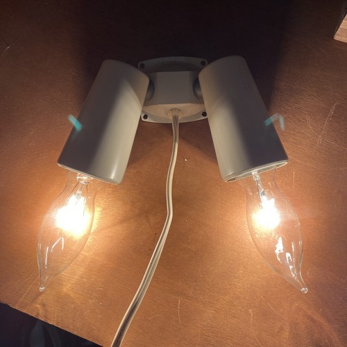 Vintage schwenkbare Wandlampe - kabelgebunden und funktioniert! - Bild 8 von 10