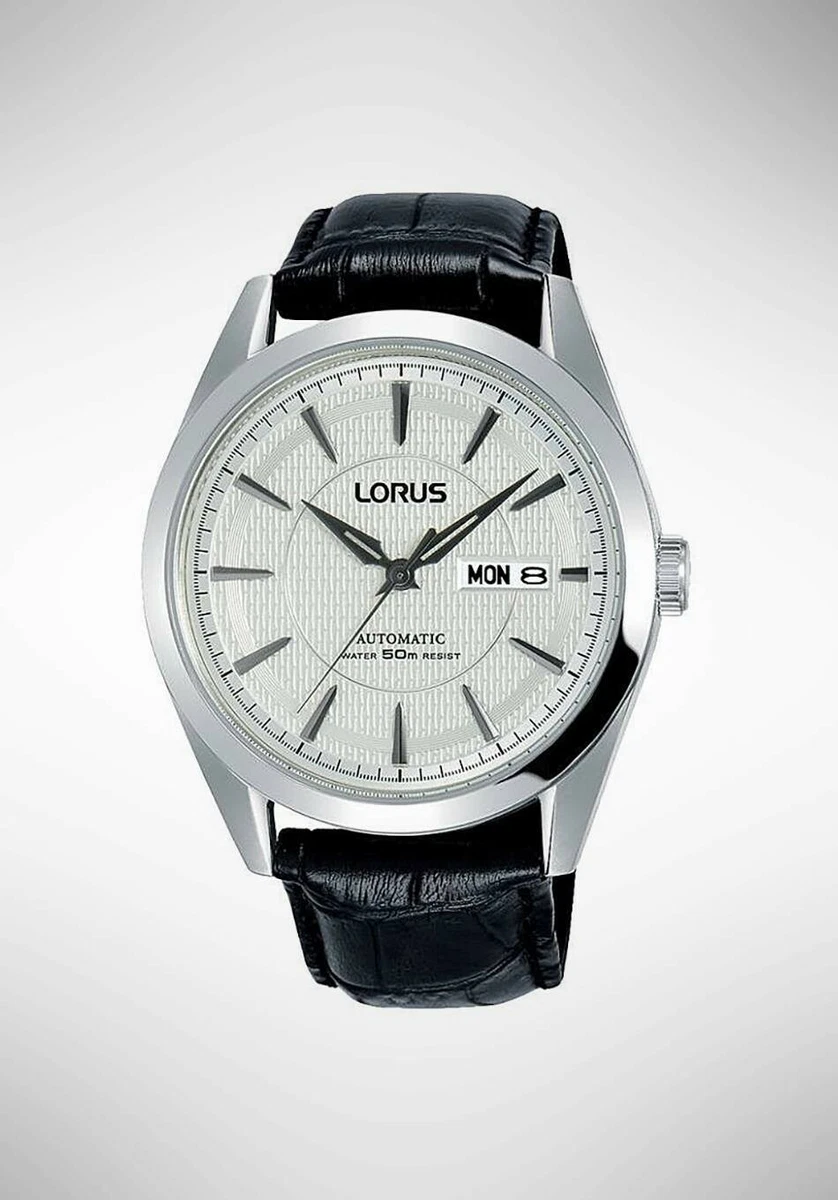 Lorus Orologio Uomo Quarzo Con Cinturino In Pelle – Cassa Acciaio 43mm, Quadrante Analogo, Tachimetro – Eleganza Classica - 3