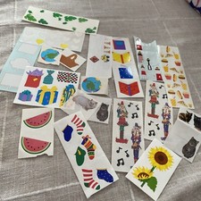 mrs. grossman's stickers Lot Cats Books Fast Food Nutcracker Hearts Error World