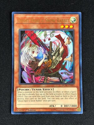 YUGIOH GHOST OGRE & SNOW RABBIT DUDE-EN001 1ST ULTRA