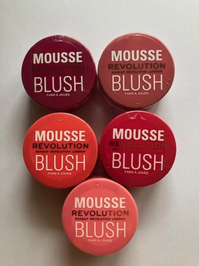 *NEW* Revolution Mousse Blusher Blush Various Full Size 6g Brand New &  Sealed