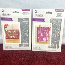 Lot 2 Crafters Companion Gemini Create A Card Die Christmas Jingle Bells Holiday