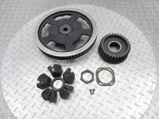 2011 Harley Electra Glide Classic FLHTC Front Rear Belt Pulley Sprocket Gear Lot