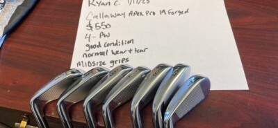 callaway iron set apex pro forged 19