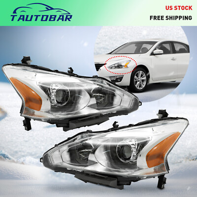 For 2013 2014 2015 Altima Sedan Projector Headlights Headlamps LEFT RIGHT/ LH RH